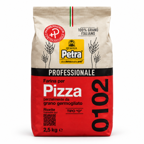 Petra HP 0102 Flour W320–340 – 1kg and 2,5 kg Type 1 Flour for Pizza, Bread & Focaccia
